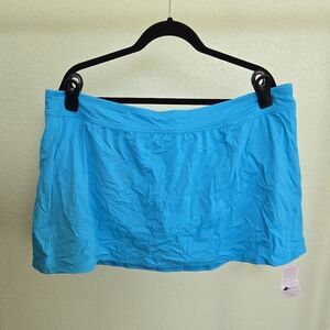 Lands' End Blue Swim Skirt